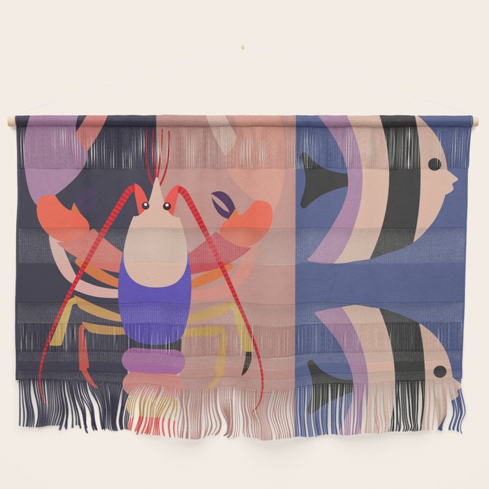 Abstract Marine Life 2 Wall Hanging Gallery Image 1
