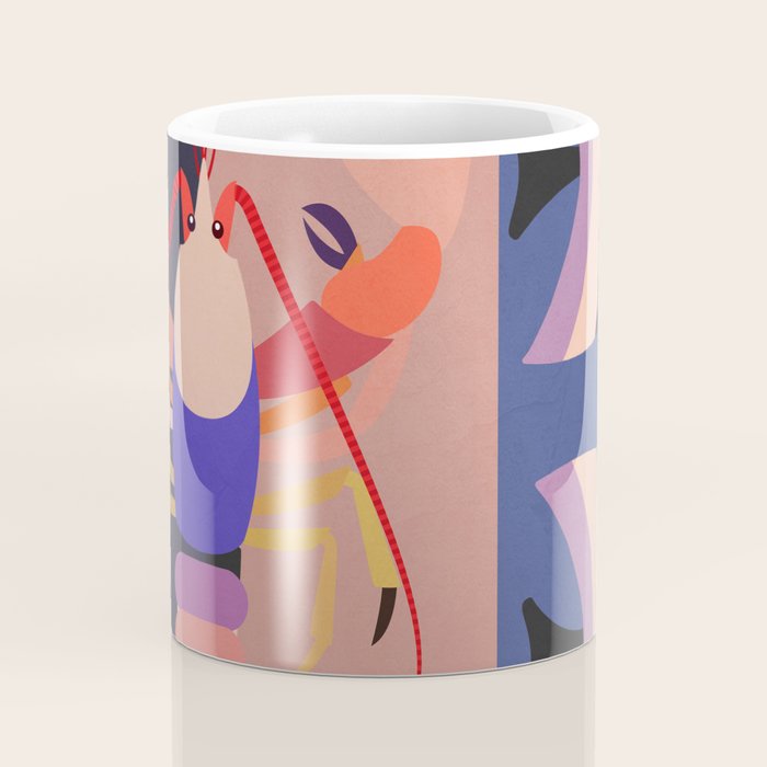 Abstract Marine Life 2 Coffee Mug Gallery Image 4