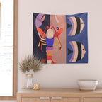 Abstract Marine Life 2 Wall Tapestry Gallery Image 2