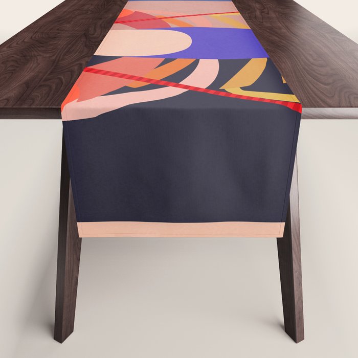 Abstract Marine Life 2 Table Runner Gallery Image 1