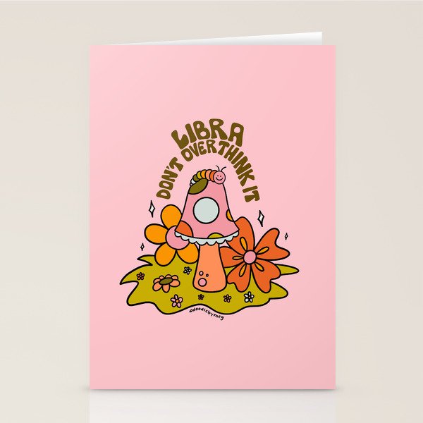 Libra Caterpillar Stationery Card Gallery Image 2