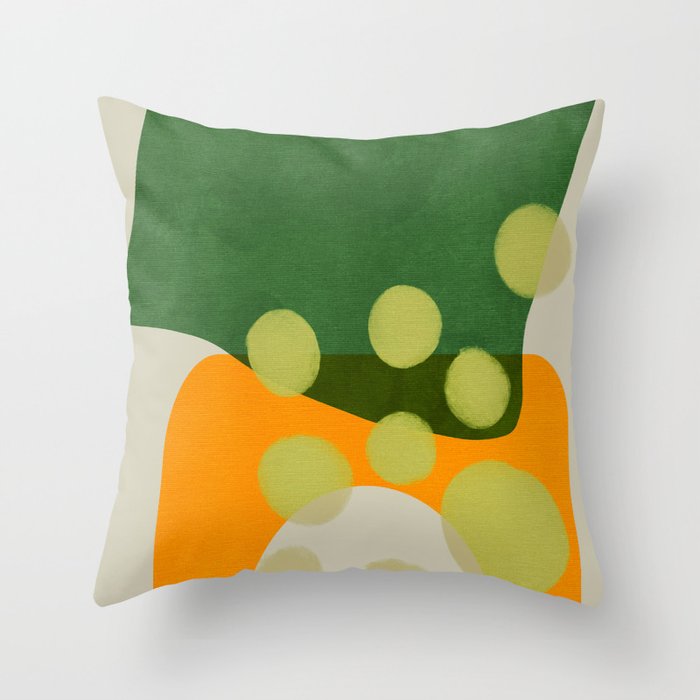 relations shapes minimal organic boho 2 Throw Pillow Gallery Image 1