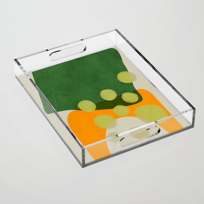 relations shapes minimal organic boho 2 Acrylic Tray Gallery Image 1