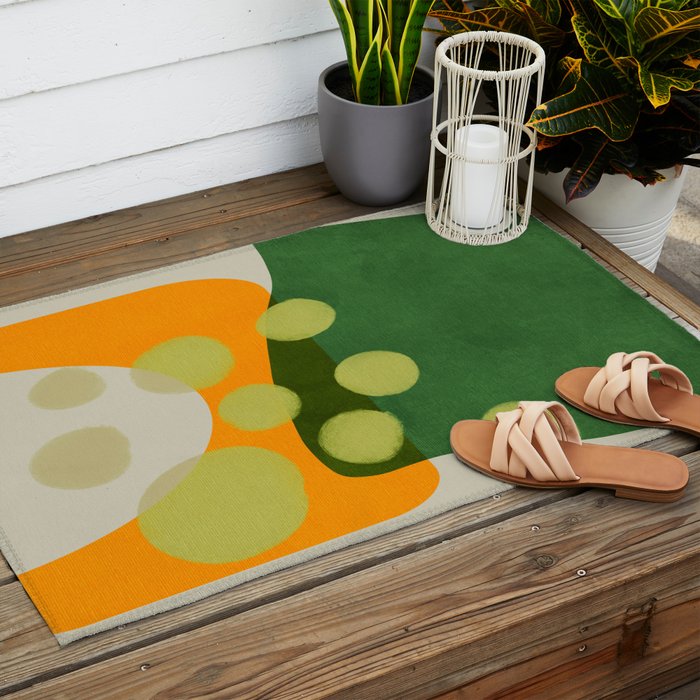relations shapes minimal organic boho 2 Outdoor Rug Gallery Image 2