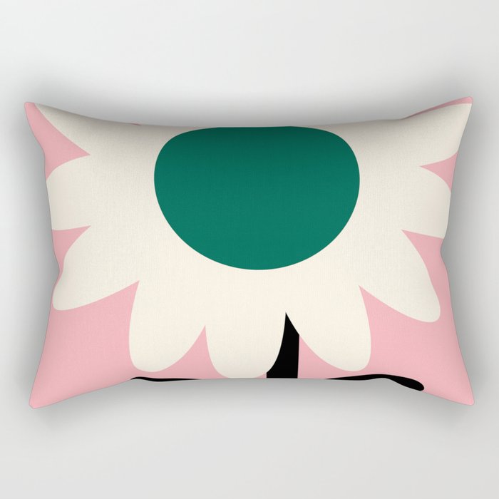Maxi Bloom - daisy Rectangular Pillow Gallery Image 2