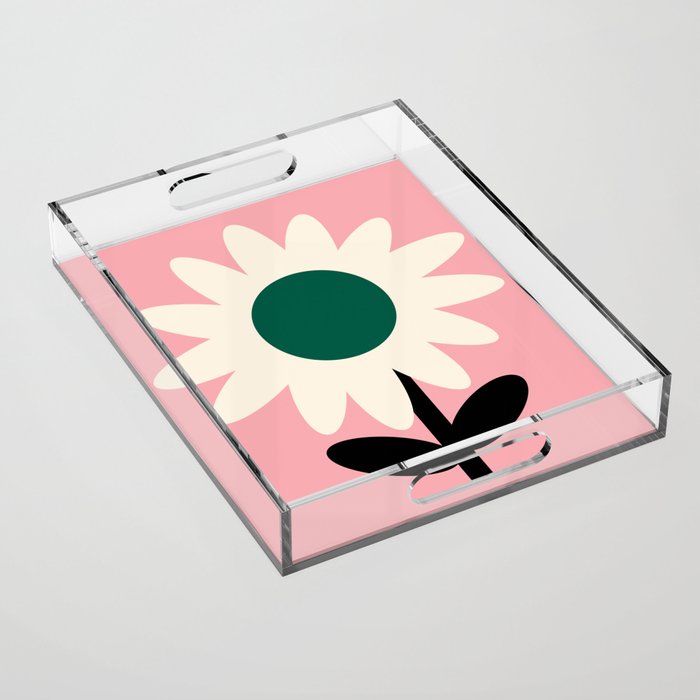Maxi Bloom - daisy Acrylic Tray Gallery Image 1