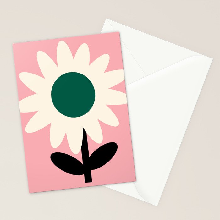 Maxi Bloom - daisy Stationery Card Gallery Image 2