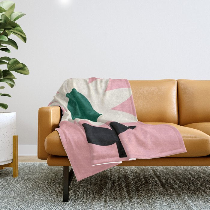 Maxi Bloom - daisy Throw Blanket Gallery Image 1