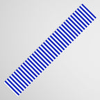 Cobalt Blue and White Vertical Deck Chair Stripe Table Runner Gallery Image 3