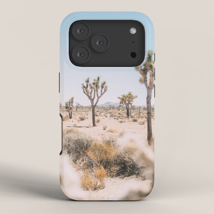 Joshua Tree National Park - California Boho Desert Photo in Neutral iPhone Case Gallery Image 3