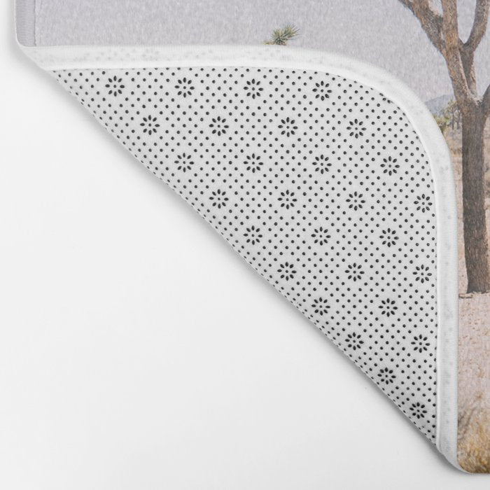 Joshua Tree National Park - California Boho Desert Photo in Neutral Bath Mat Gallery Image 2