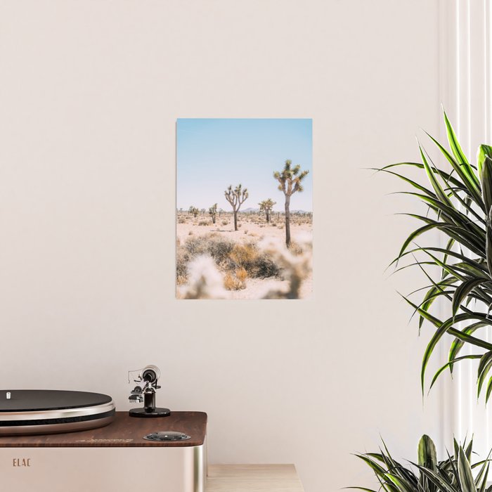 Joshua Tree National Park - California Boho Desert Photo in Neutral Poster Gallery Image 2