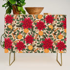 Poinsettia Flowers and Spices Credenza Gallery Image 1