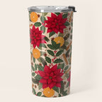Poinsettia Flowers and Spices Travel Mug Gallery Image 2