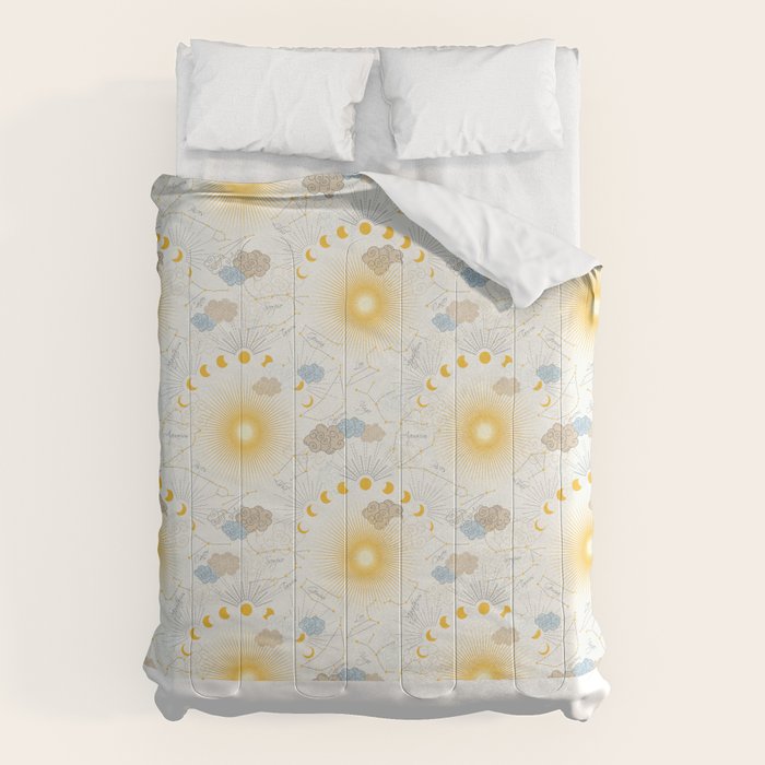 Feel the Cosmic Zodiac signs Comforter Gallery Image 6