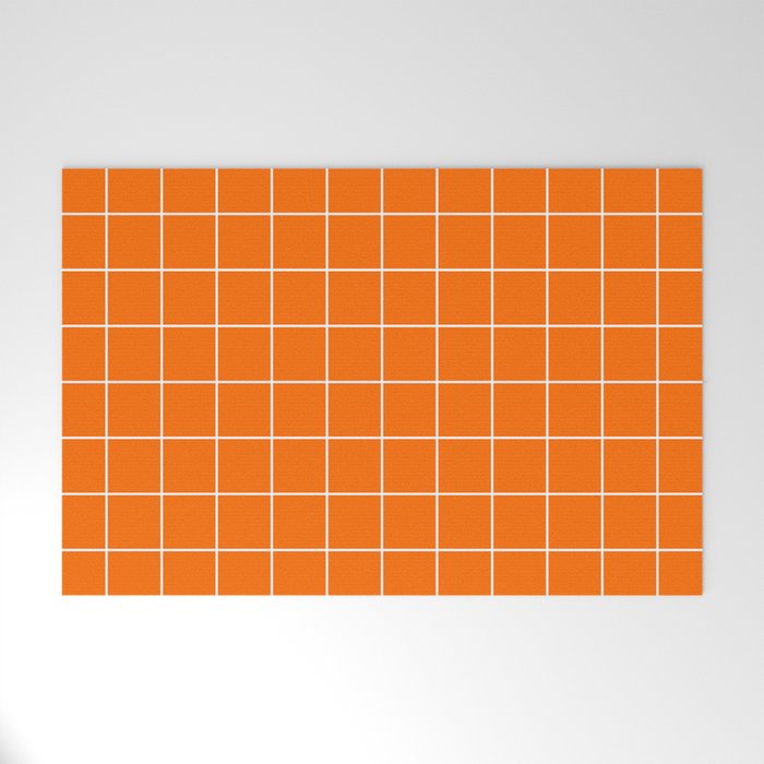 Carrot Grid Welcome Mat Gallery Image 1