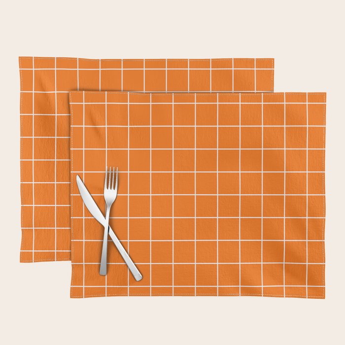 Carrot Grid Placemat Gallery Image 1
