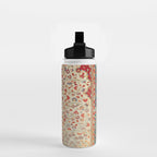 Kashan Central Persian Rug Print Water Bottle Gallery Image 2