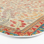 Kashan Central Persian Rug Print Bath Mat Gallery Image 3