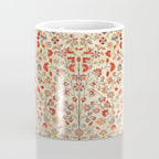 Kashan Central Persian Rug Print Coffee Mug Gallery Image 4
