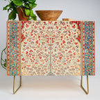 Kashan Central Persian Rug Print Credenza Gallery Image 1
