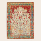 Kashan Central Persian Rug Print Poster Gallery Image 4