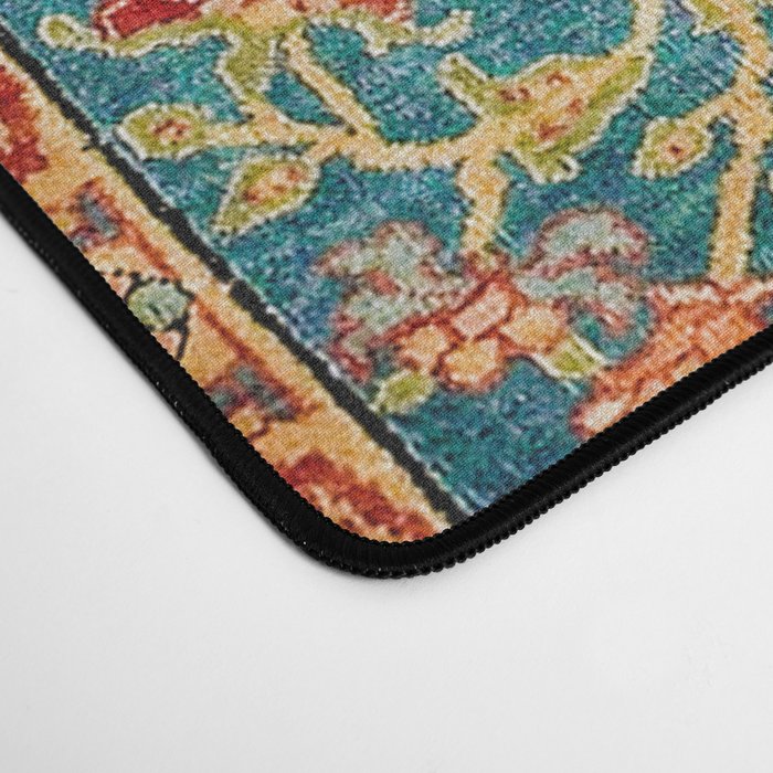 Kashan Central Persian Rug Print Desk Mat Gallery Image 4