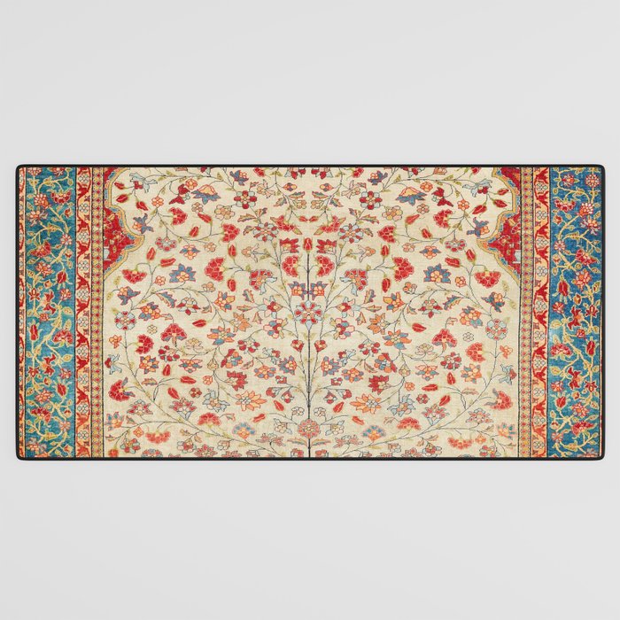 Kashan Central Persian Rug Print Desk Mat Gallery Image 3