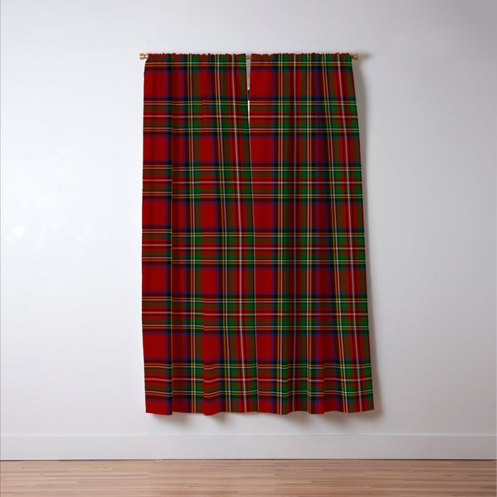 Royal Stewart Tartan Clan Window Curtain Gallery Image 3