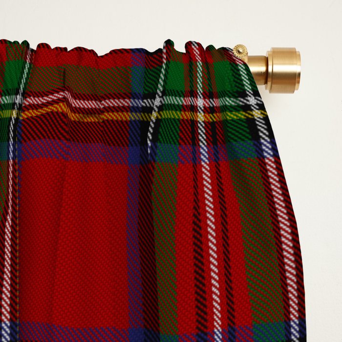 Royal Stewart Tartan Clan Window Curtain Gallery Image 2