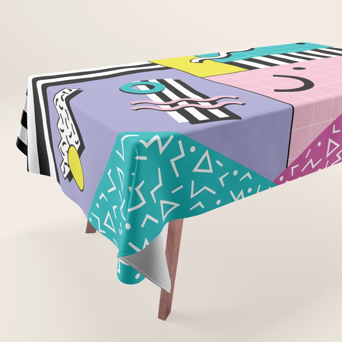 Memphis pattern 68 - 80s / 90s Retro Tablecloth Gallery Image 1