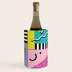 Memphis pattern 68 - 80s / 90s Retro Wine Chiller Gallery Image 1