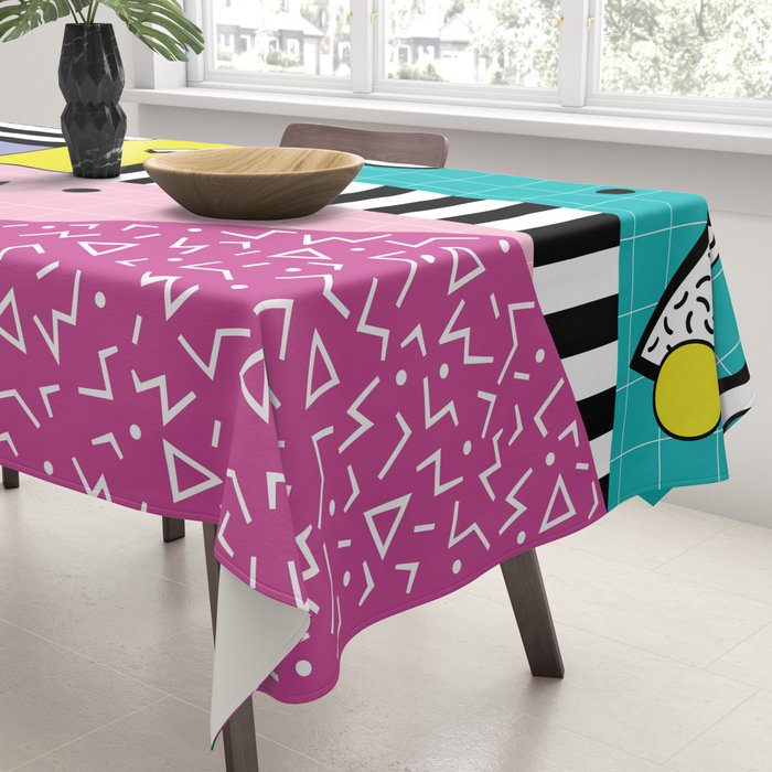 Memphis pattern 68 - 80s / 90s Retro Tablecloth Gallery Image 3