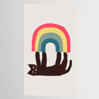 Cat with rainbow Tablecloth Gallery Image 2