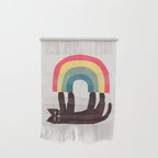 Cat with rainbow Wall Hanging Gallery Image 1