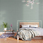 Clovers XXXIII Sage Green Botanical Pattern Wallpaper Gallery Image 3
