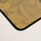Gustav Klimt Style Dog Dressed in Blue White and Gold Desk Mat Gallery Image 4