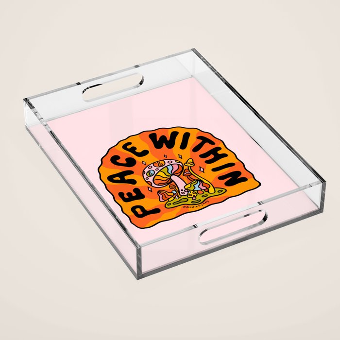 Peace Within Acrylic Tray Gallery Image 1