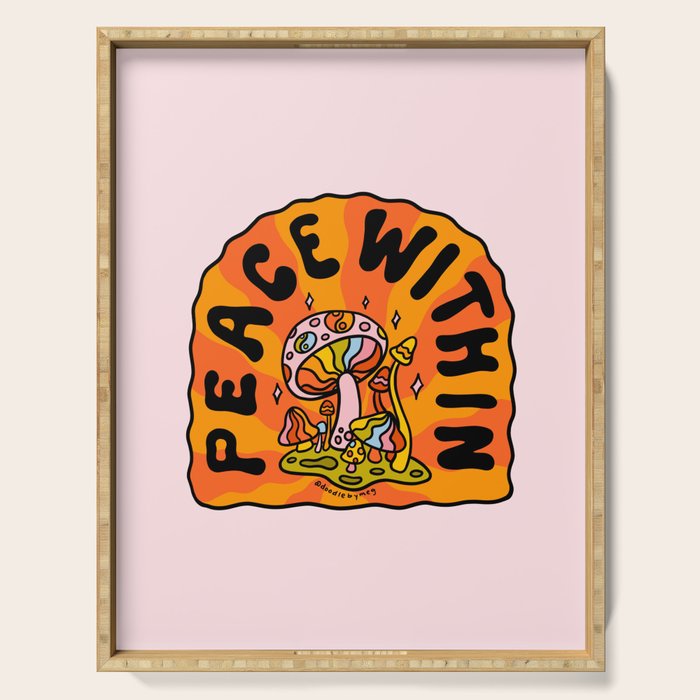 Peace Within Serving Tray Gallery Image 1