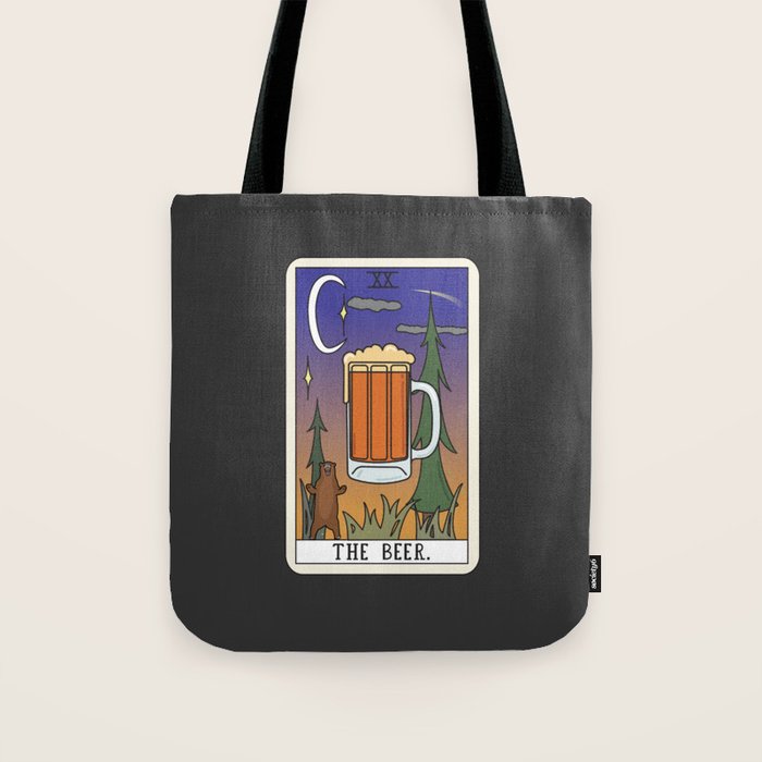 Beer Reading Tote Bag Gallery Image 1