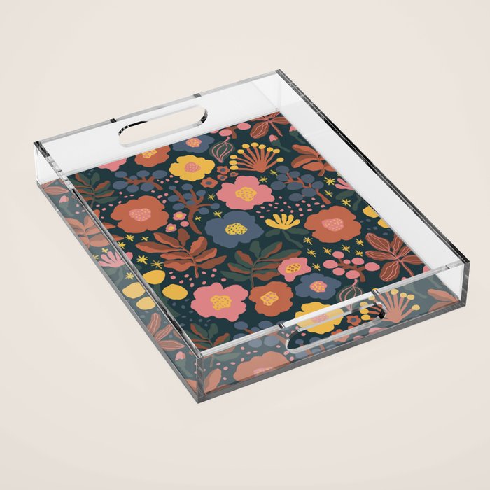 Blooming Acrylic Tray Gallery Image 1