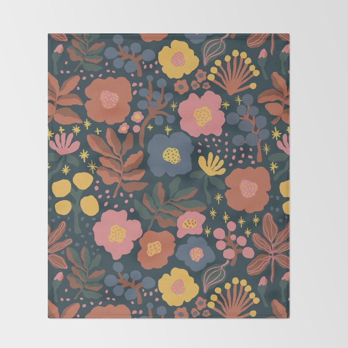 Blooming Throw Blanket Gallery Image 2