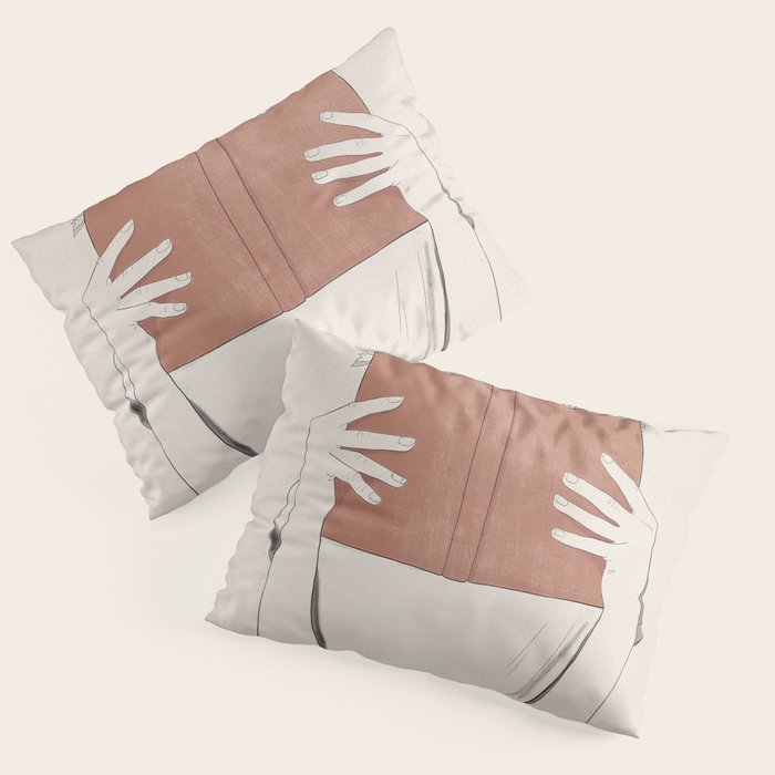 The Dreamer Line Art Pillow Sham Gallery Image 1