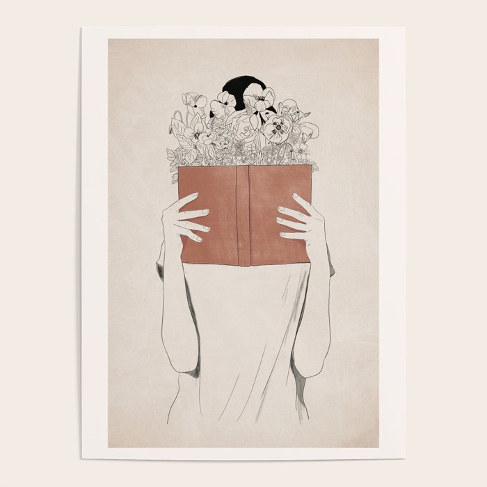 The Dreamer Line Art Poster Gallery Image 1