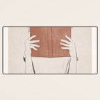 The Dreamer Line Art Desk Mat Gallery Image 3