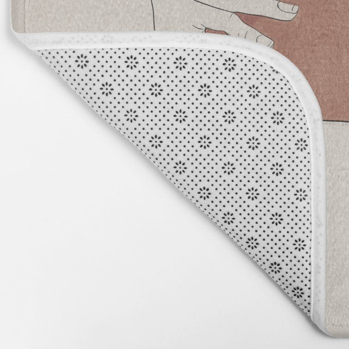 The Dreamer Line Art Bath Mat Gallery Image 2