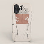 The Dreamer Line Art iPhone Case Gallery Image 1