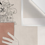 The Dreamer Line Art Wall Tapestry Gallery Image 3