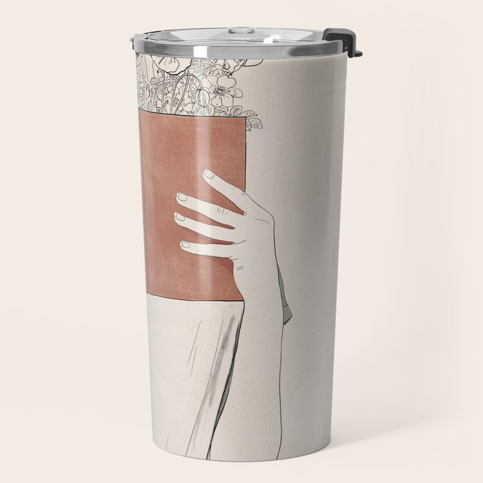 The Dreamer Line Art Travel Mug Gallery Image 2
