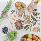 Hand Painted Peony Florals Cutting Board Gallery Image 2